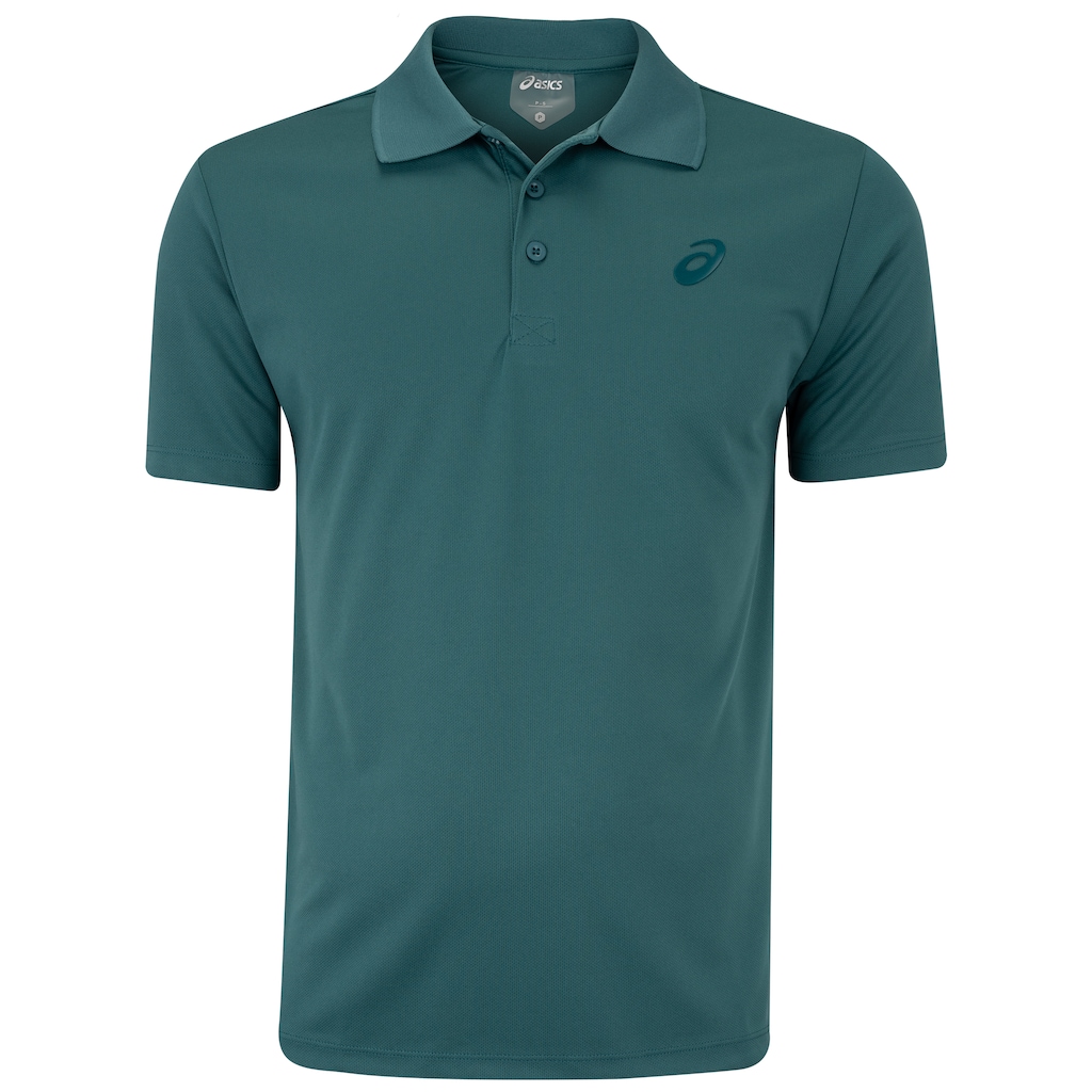 Camisa Polo ASICS Manga Curta Botões - Masculina - Foto 1
