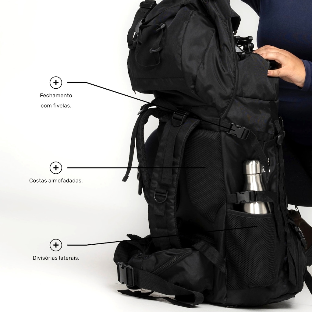 Mochila Cargueira Nord Outdoor - Foto 2