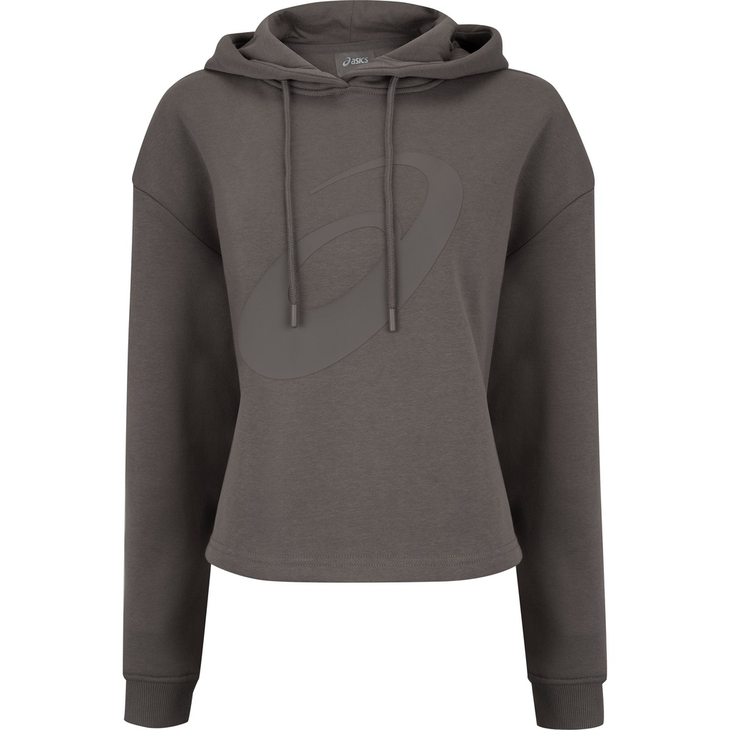 Blusa de Moletom Cropped Feminina ASICS com Capuz e Fleece