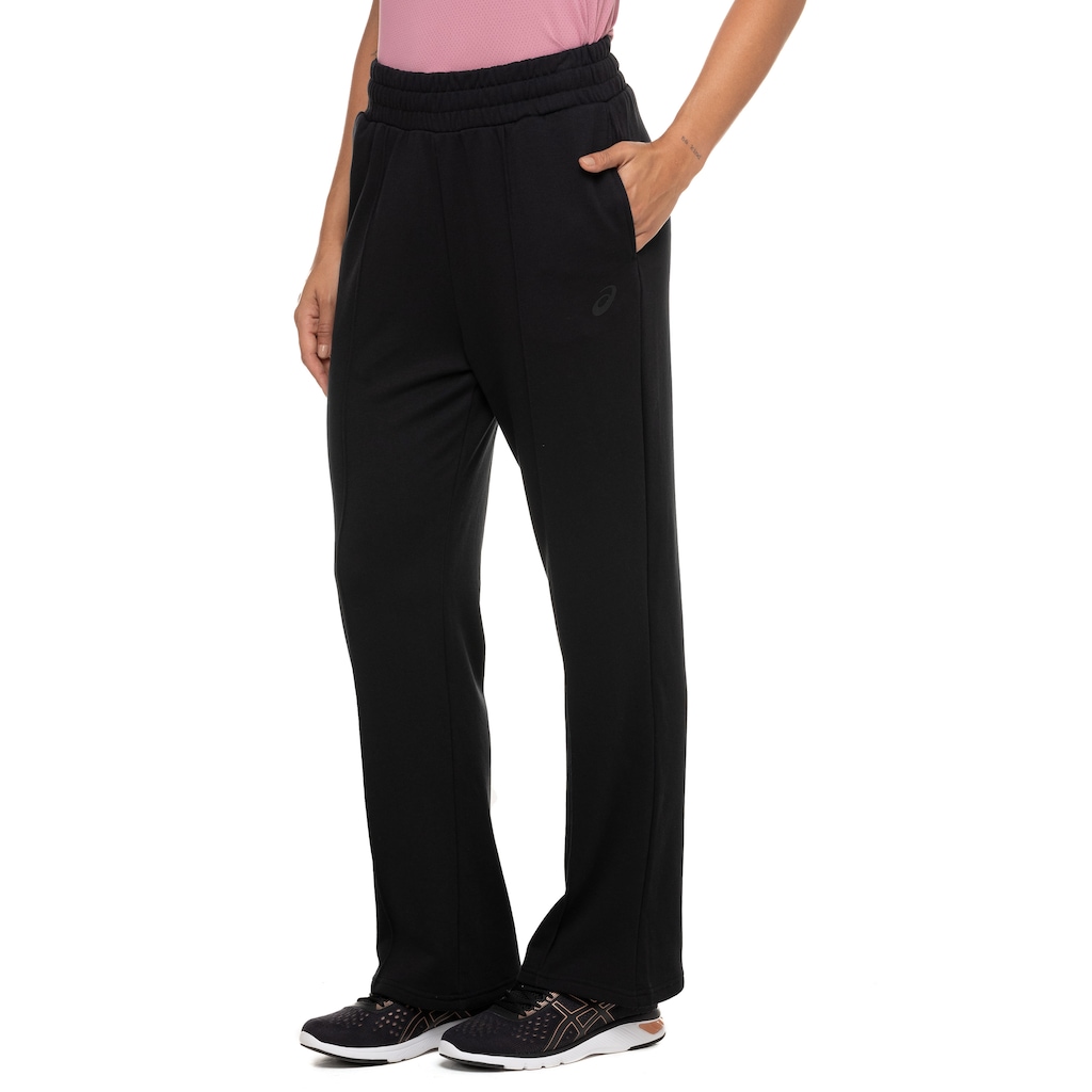 Calça de Moletom Feminina ASICS Reta