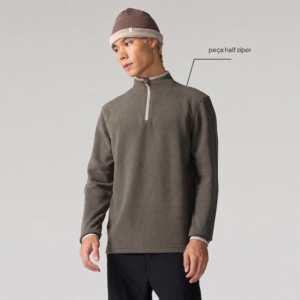 Imagem 2 do produto Blusão Fleece Nord Zíper - Masculino