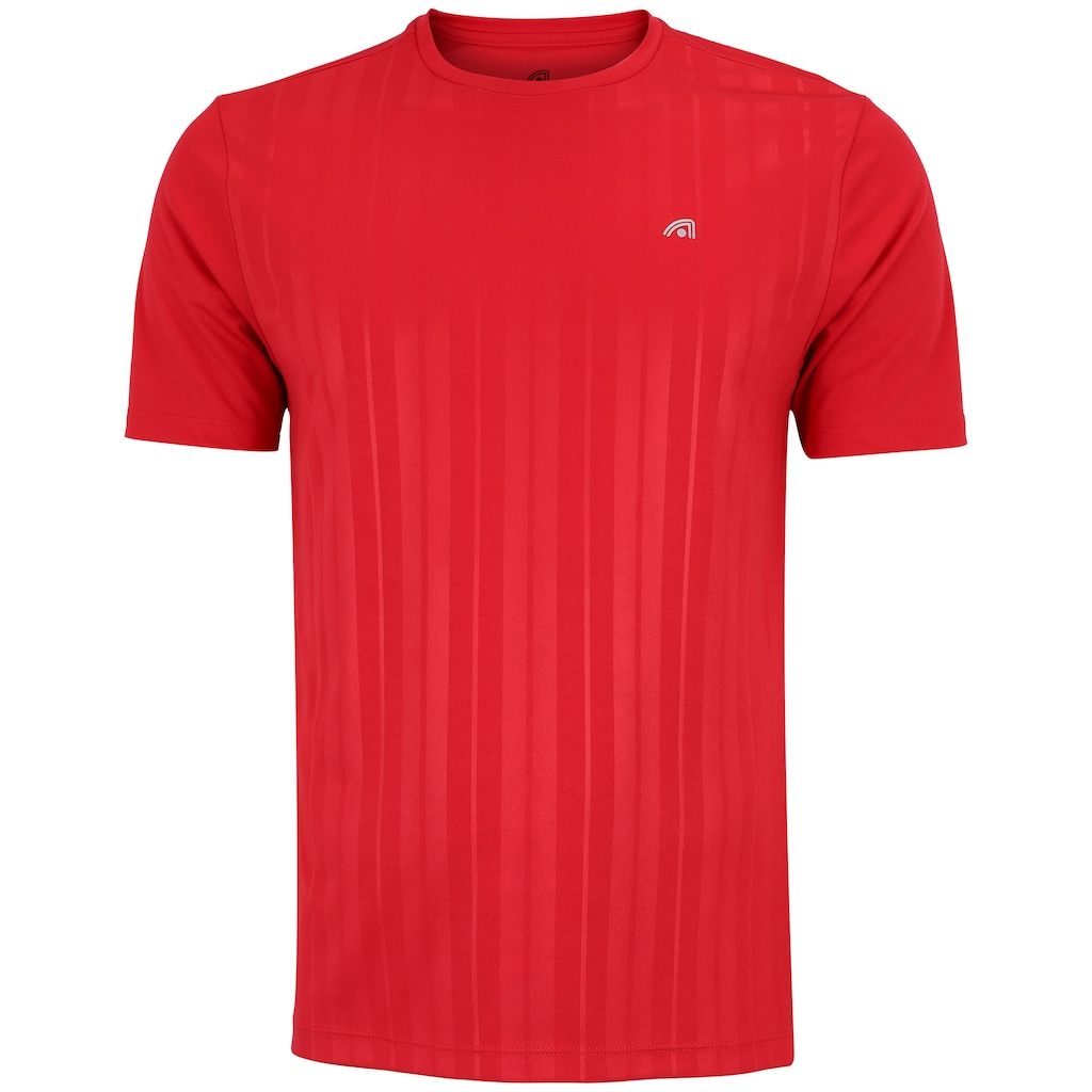 Camiseta Adams Manga Curta Listrada Embossed - Masculina - Foto 1