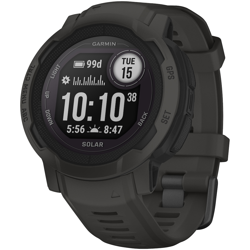 Imagem 1 do produto Relógio Monitor Cardíaco Garmin GPS Instinct 2S Solar - Adulto
