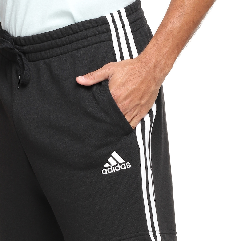 Imagem 3 do produto Bermuda Moletom adidas Essentials Stripes - Masculina