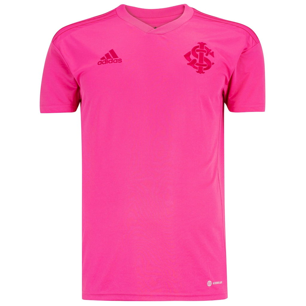 Camisa do Internacional 22 Outubro Rosa adidas - Masculina - Foto 1