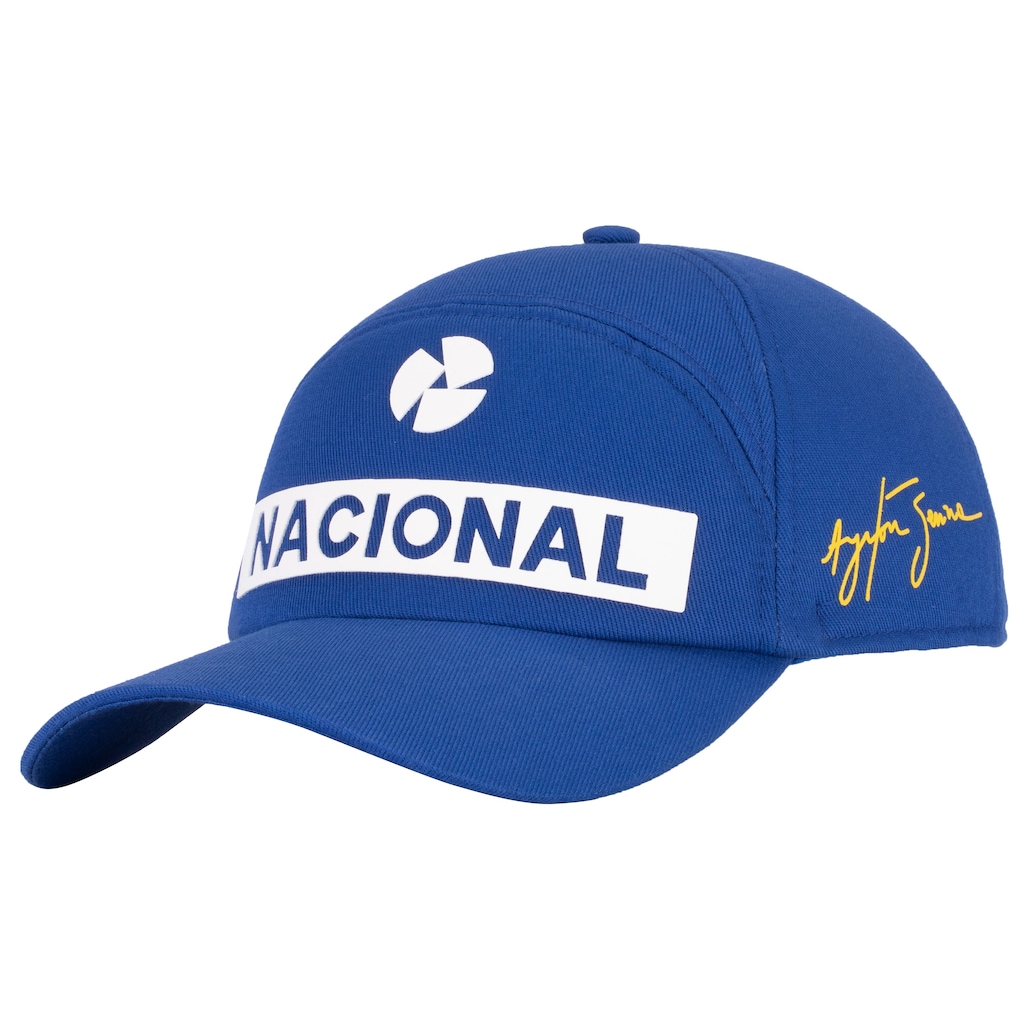 Boné Aba Curva Ayrton Senna Snapback Nacional - Adulto - Foto 1