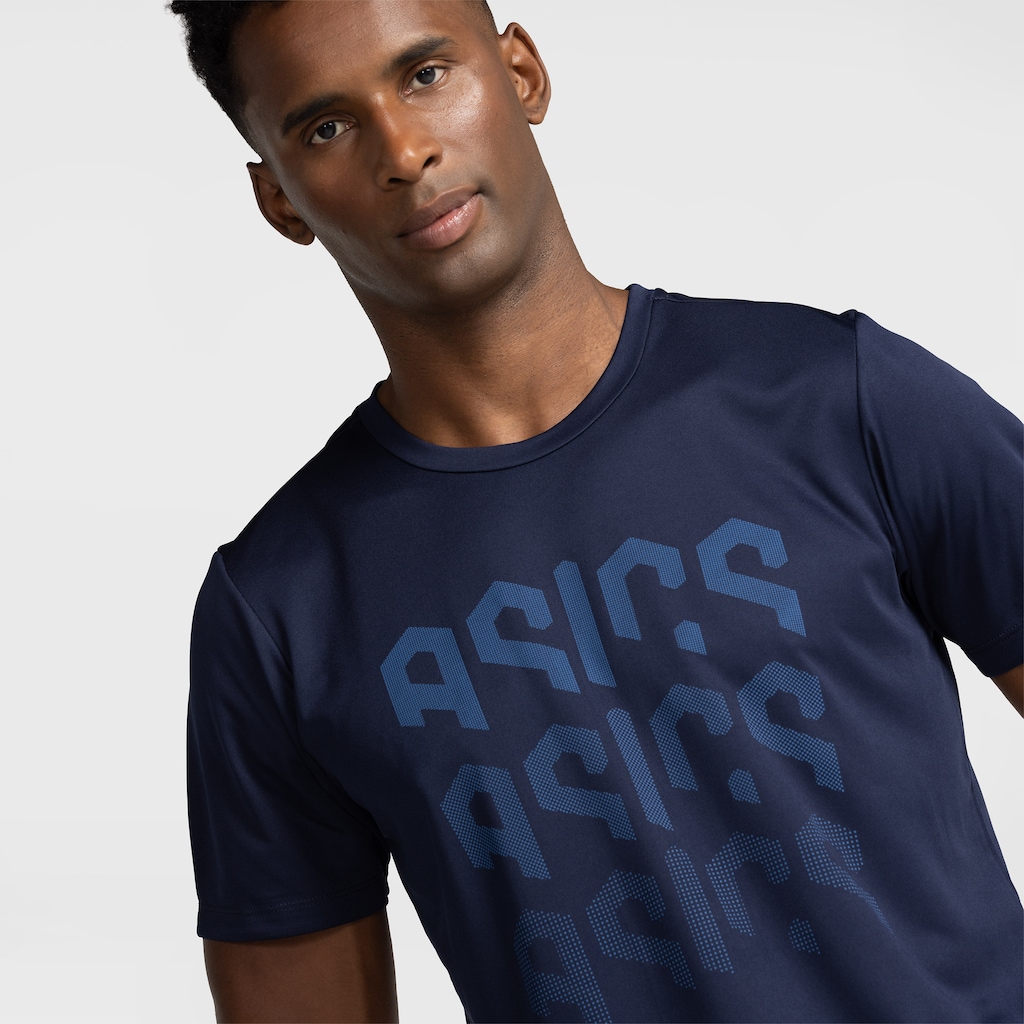 Imagem 4 do produto Camiseta Masculina ASICS Manga Curta Logo Ao Cmc Ct
