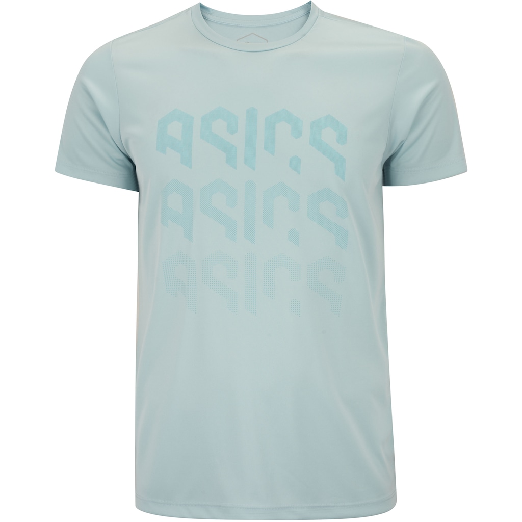 Camiseta Masculina ASICS Manga Curta Logo Ao Cmc Ct