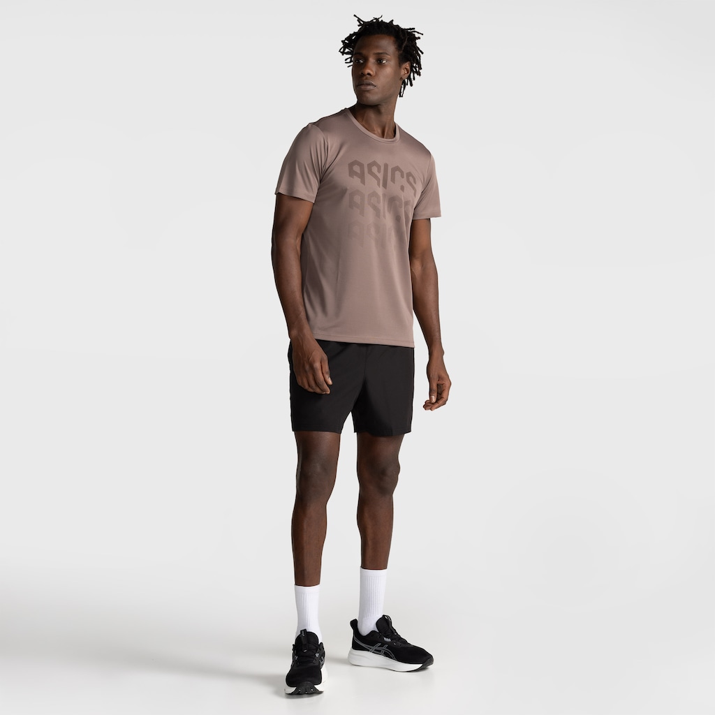 Camiseta Masculina ASICS Manga Curta Logo Ao Cmc Ct - Foto 3