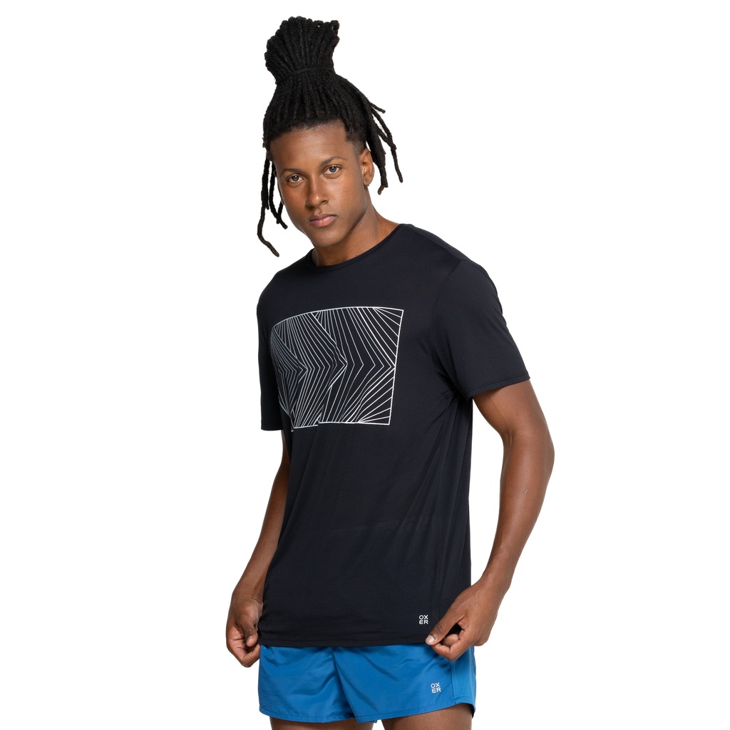 Camiseta Masculina Oxer Manga Curta Crepe Arrow - Foto 2