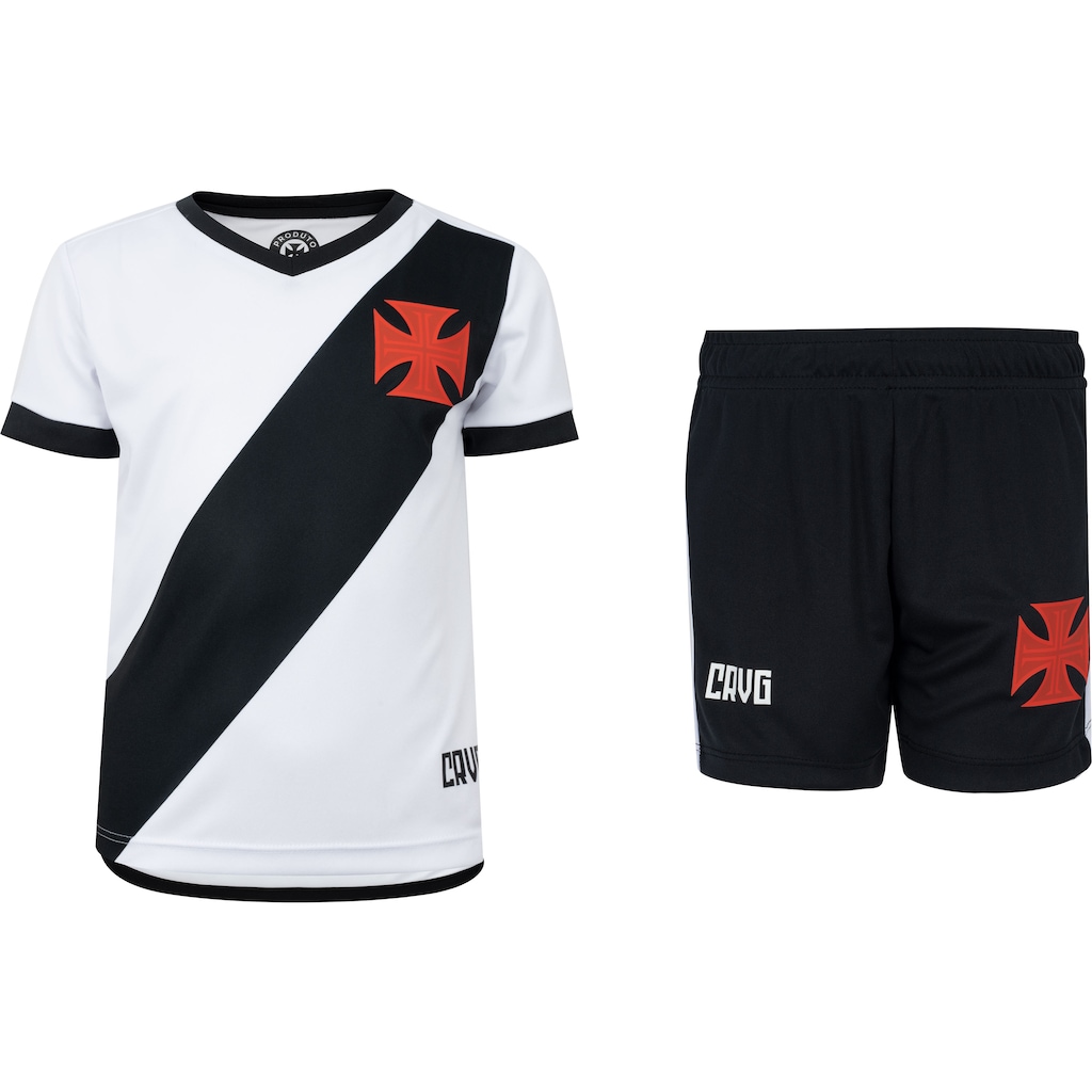 Imagem 1 do produto Kit de Uniforme do Vasco da Gama Infantil Fardamento CRVG