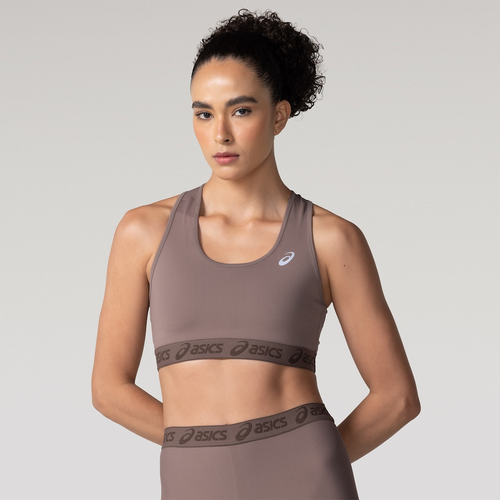 Top Fitness sem Bojo ASICS Média Sustentação Toya Run Basic - Adulto