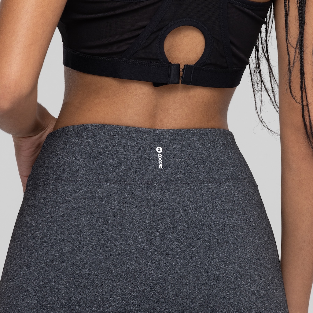 Imagem 4 do produto Calça Legging Oxer Feminina Capri Campeão Slim Cós Baixo Média Compressão