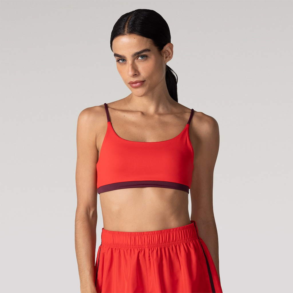 Imagem 5 do produto Top Fitness sem Bojo Oxer Baixa Sustentação Reversível Bicolor