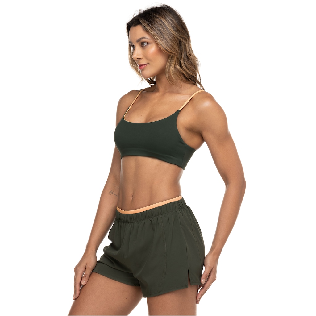 Imagem 3 do produto Top Fitness sem Bojo Oxer Baixa Sustentação Reversível Bicolor