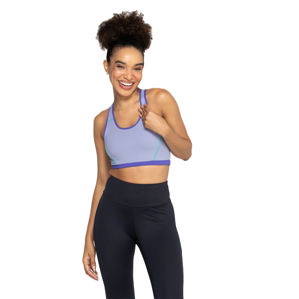 Imagem 1 do produto Top Fitness com Bojo Removível Oxer Média Sustentação Nadador Run - Adulto