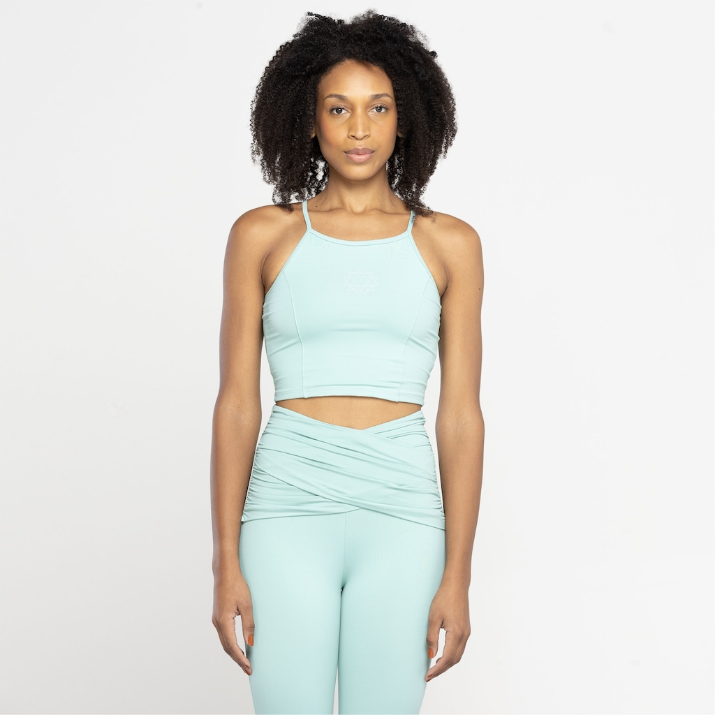 Top Fitness sem Bojo Oxer Baixa Sustentação Alça Fina Yoga - Adulto - Foto 2