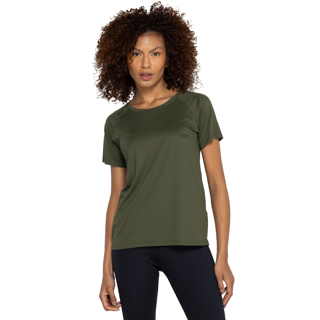Camiseta Feminina Nord Manga Curta com Proteção Solar UV - Foto 2
