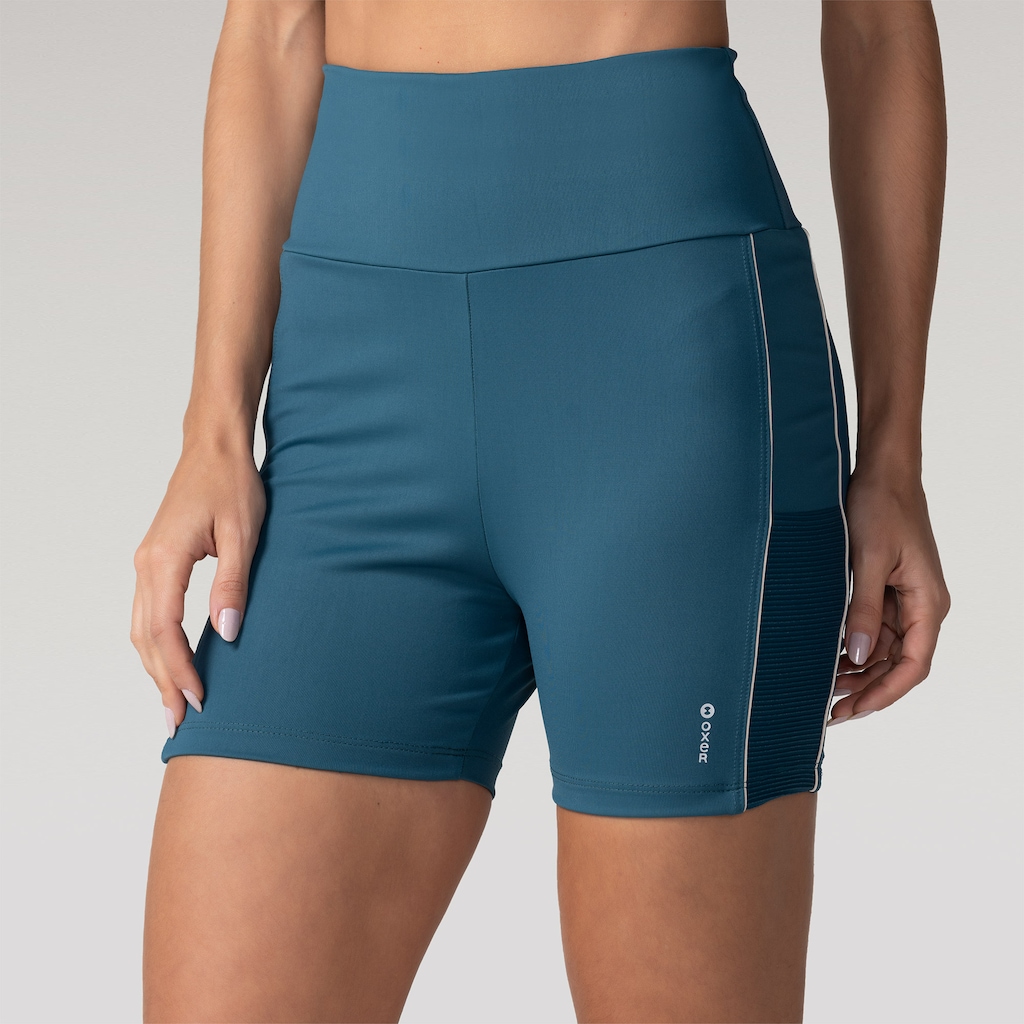 Imagem 2 do produto Bermuda Feminina Oxer Textura Cós Médio Média Compressão