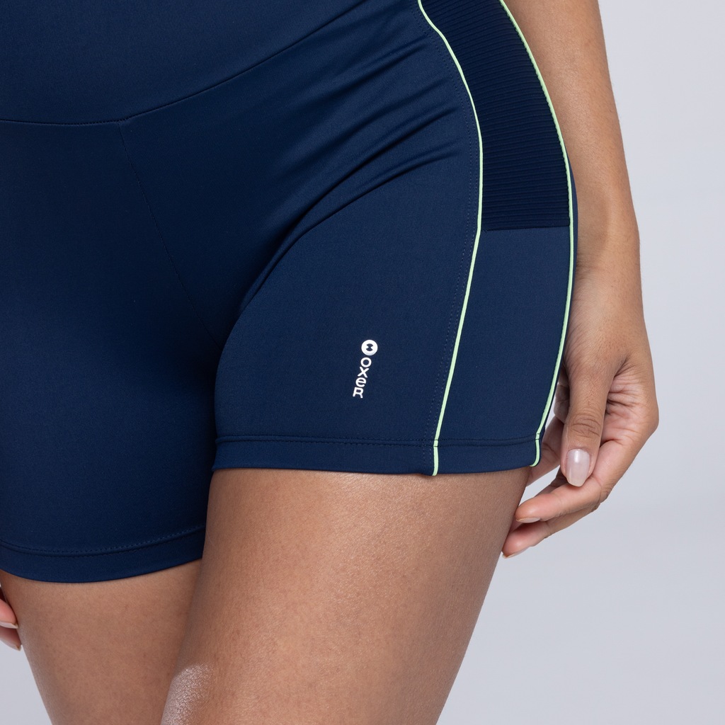 Imagem 4 do produto Bermuda Feminina Oxer Textura Cós Médio Média Compressão
