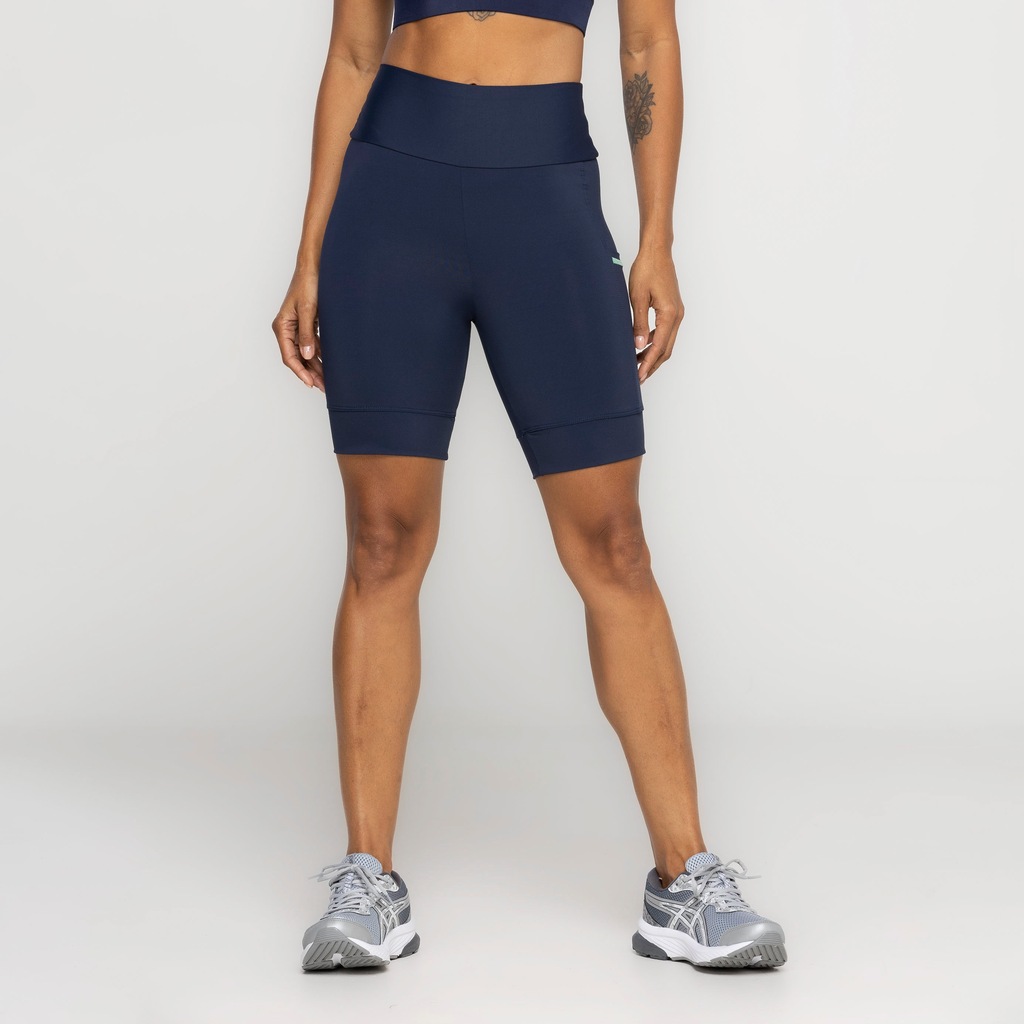 Bermuda Feminina Oxer Alta Compressão Cós Médio com Bolso Lateral Run - Foto 3