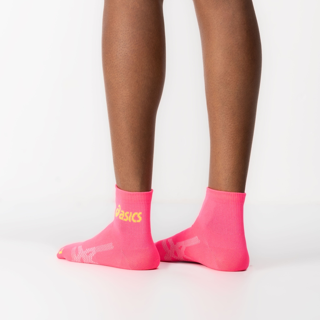 Imagem 5 do produto Kit de Meias De Corrida ASICS Lic Cano Curto Quarter com 3 Pares - Adulto
