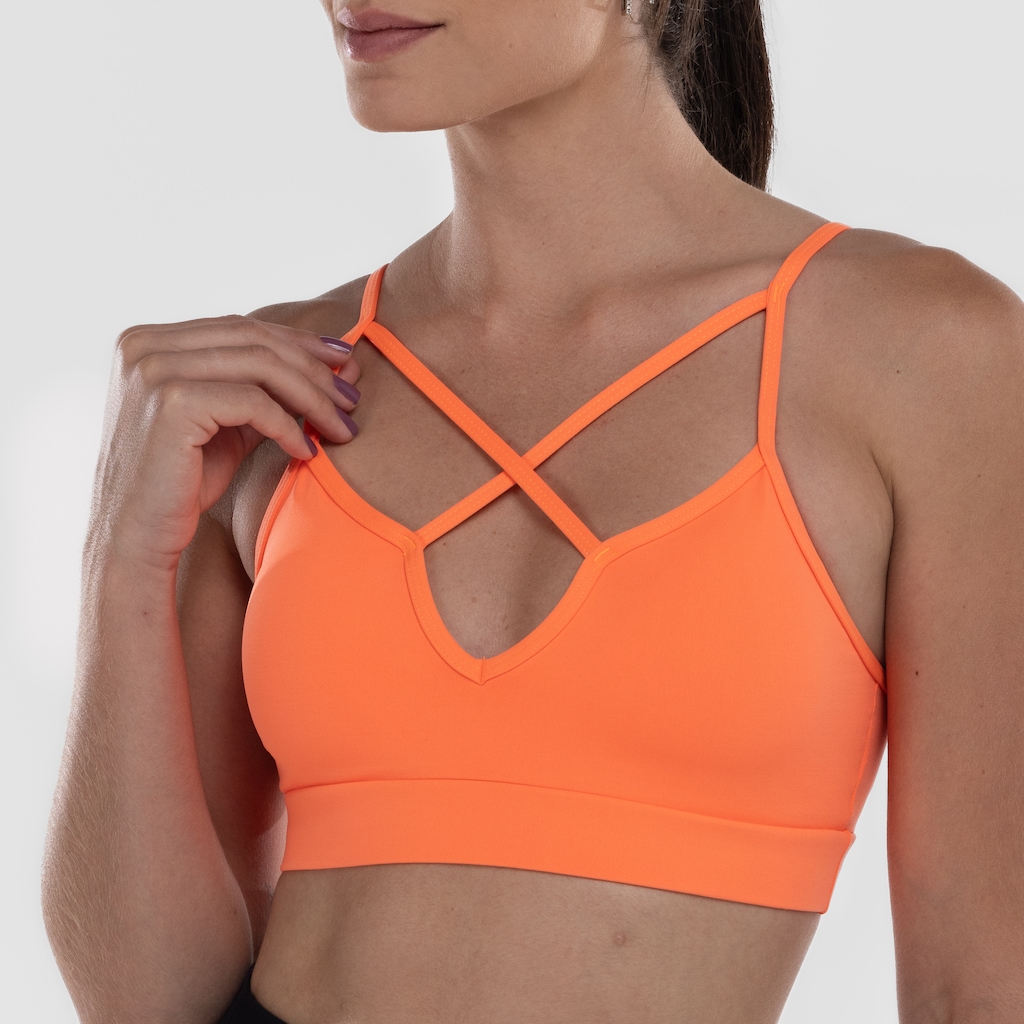 Imagem 3 do produto Top Fitness com Bojo e Proteção UV Vestem Média Sustentação Fiji - Adulto