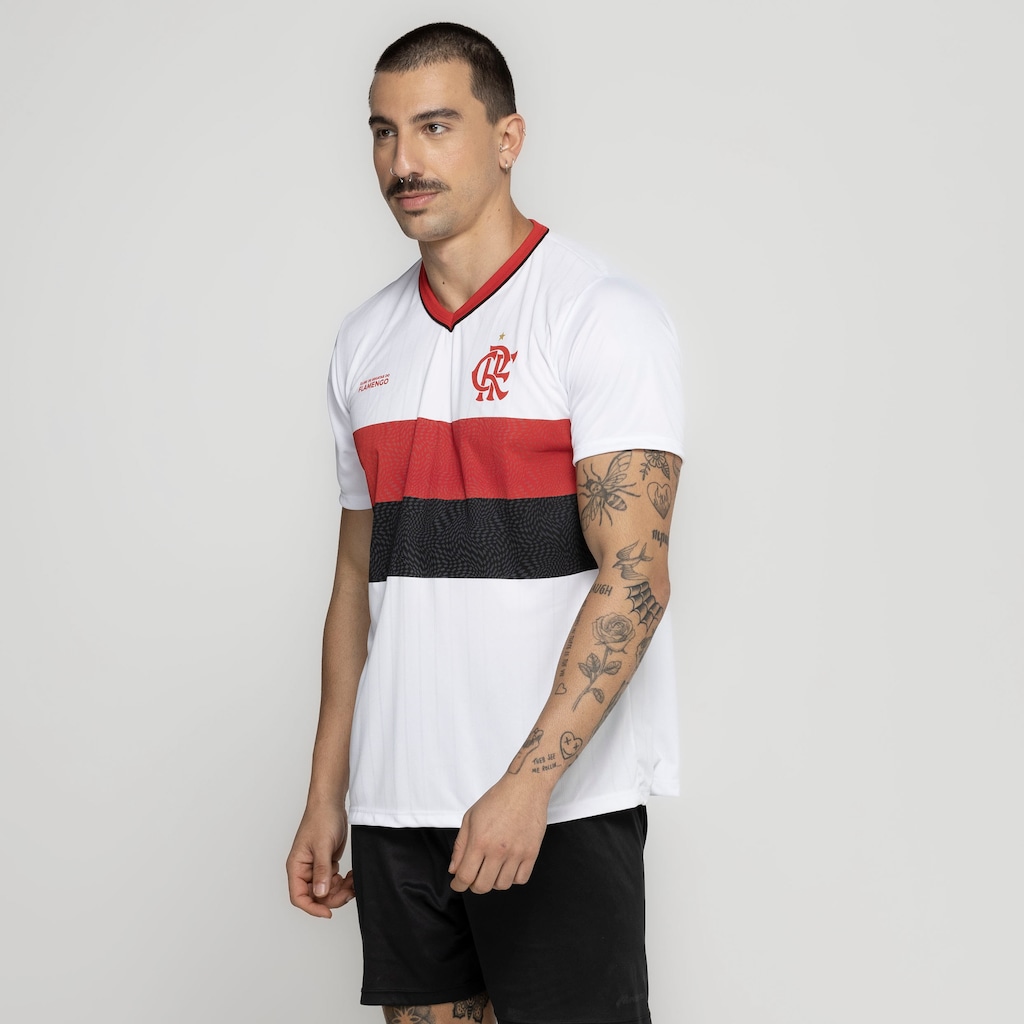 Imagem 3 do produto Camiseta do Flamengo Masculina Braziline Wit