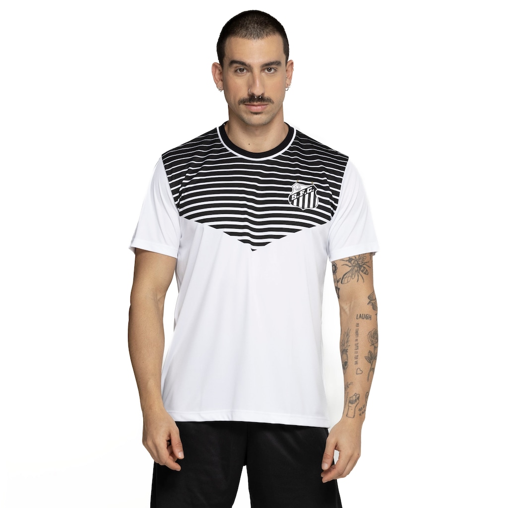 Camiseta do Santos Masculina Braziline Immersive