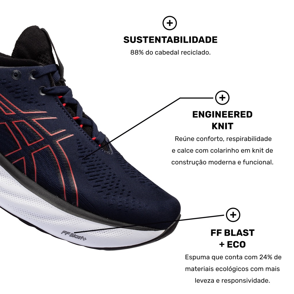 Imagem 4 do produto Tênis ASICS Gel-Nimbus 25 - Masculino