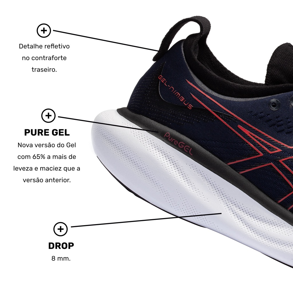 Imagem 5 do produto Tênis ASICS Gel-Nimbus 25 - Masculino