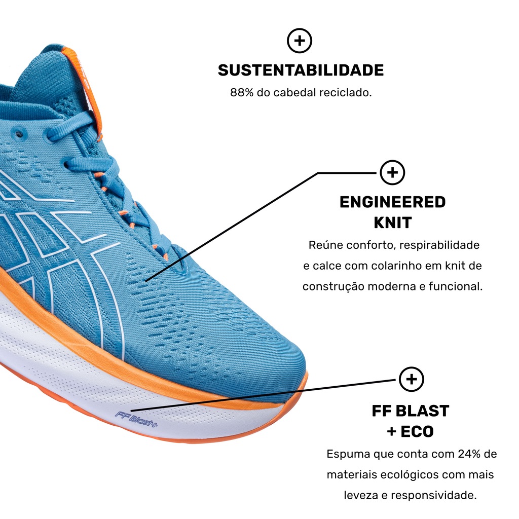 Imagem 4 do produto Tênis ASICS Gel-Nimbus 25 - Masculino