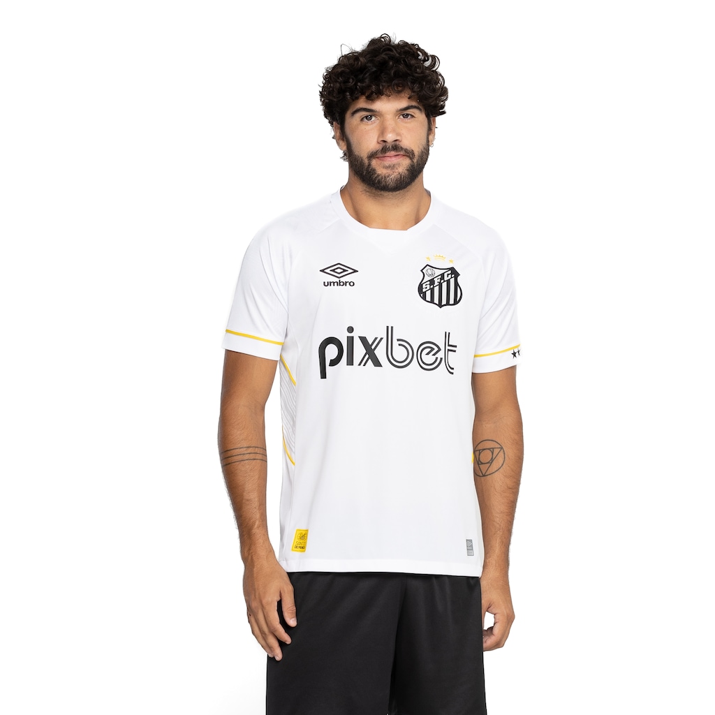 Camisa do Santos I 23 Umbro - Masculina - Foto 2
