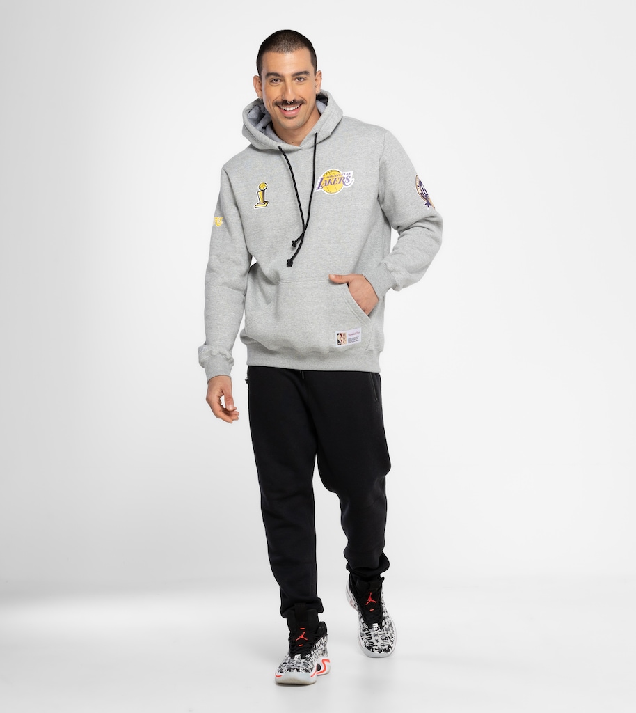 Imagem 3 do produto Blusão Los Angeles Lakers Mitchell & Ness Masculino com Capuz MT508