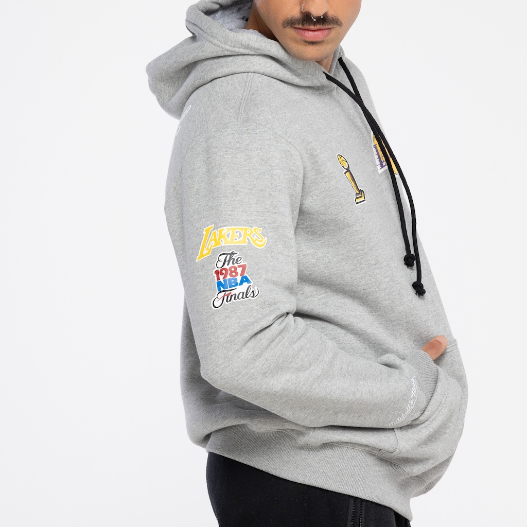 Imagem 5 do produto Blusão Los Angeles Lakers Mitchell & Ness Masculino com Capuz MT508