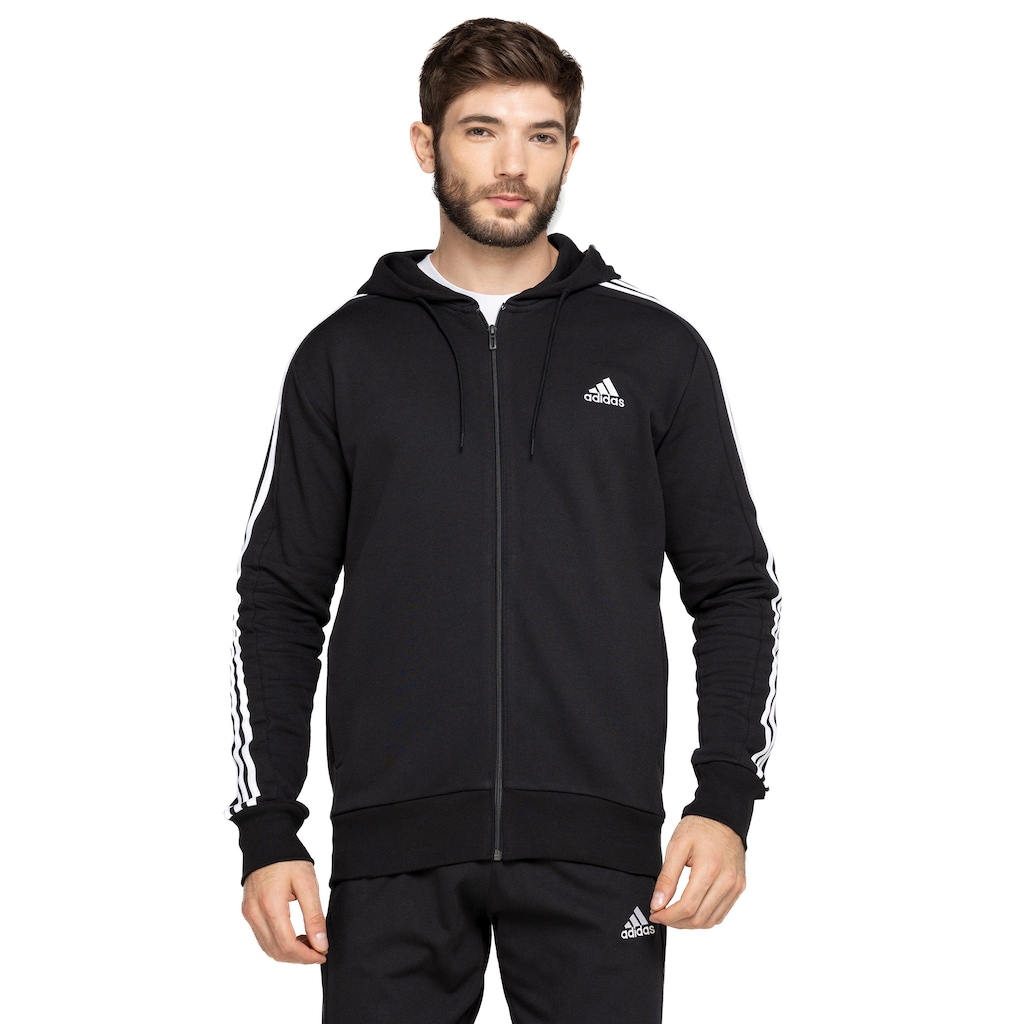 Jaqueta adidas Masculina Track Top 3 Listras