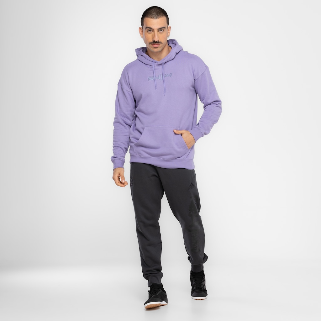 Imagem 3 do produto Blusa de Moletom do Real Madrid adidas Masculina com Capuz Caligraphy