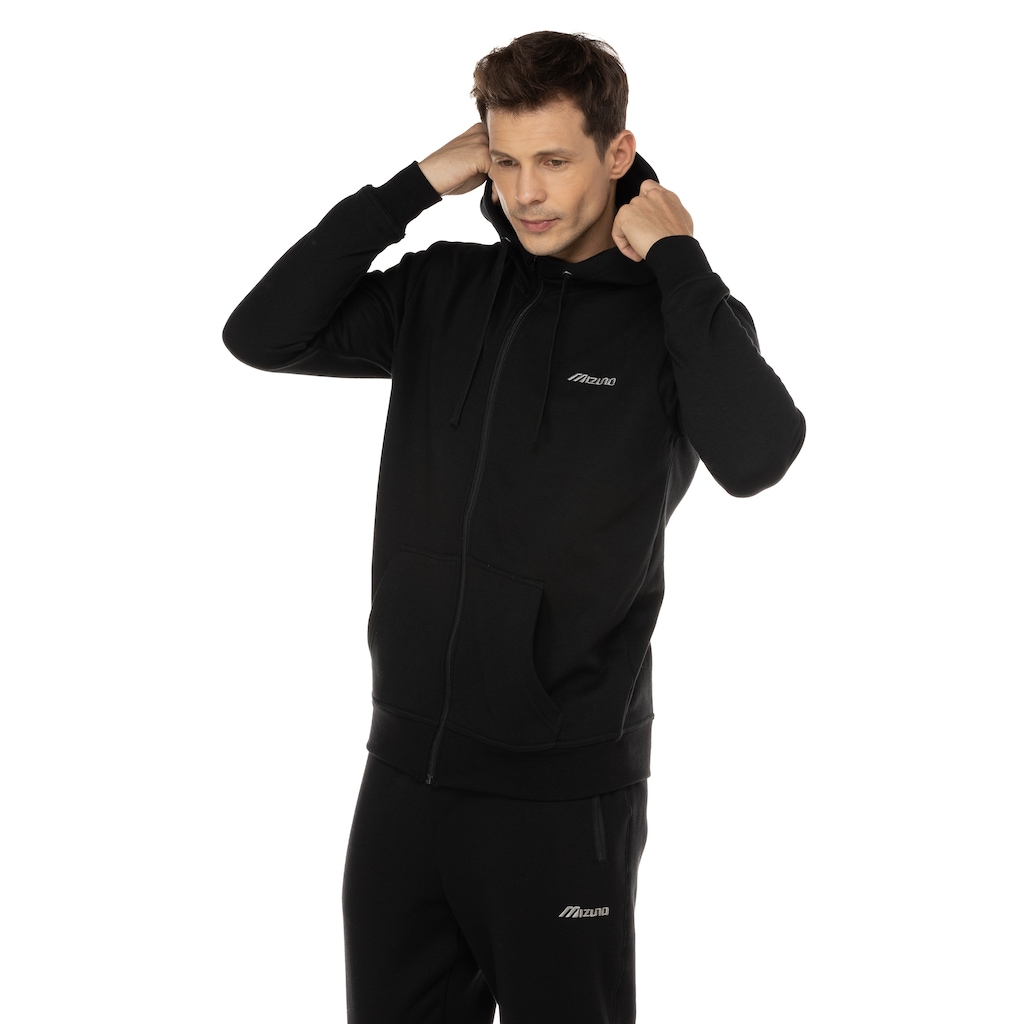 Imagem 2 do produto Jaqueta de Moletom Masculina Mizuno com Capuz Zipper
