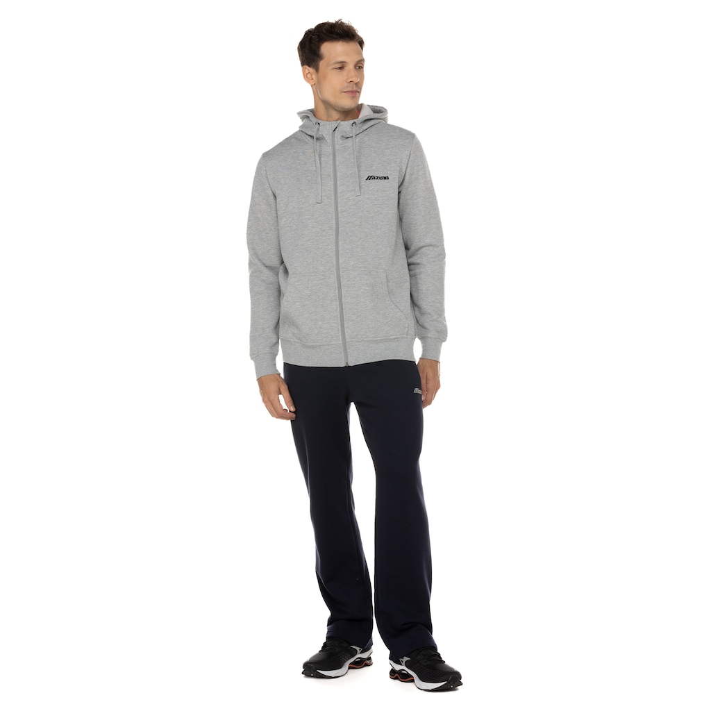 Imagem 5 do produto Jaqueta de Moletom Masculina Mizuno com Capuz Zipper