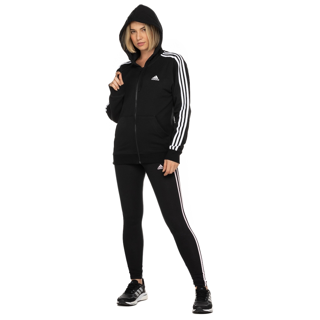 Imagem 5 do produto Jaqueta com Capuz adidas 3S Ft Fz R Hd - Feminina