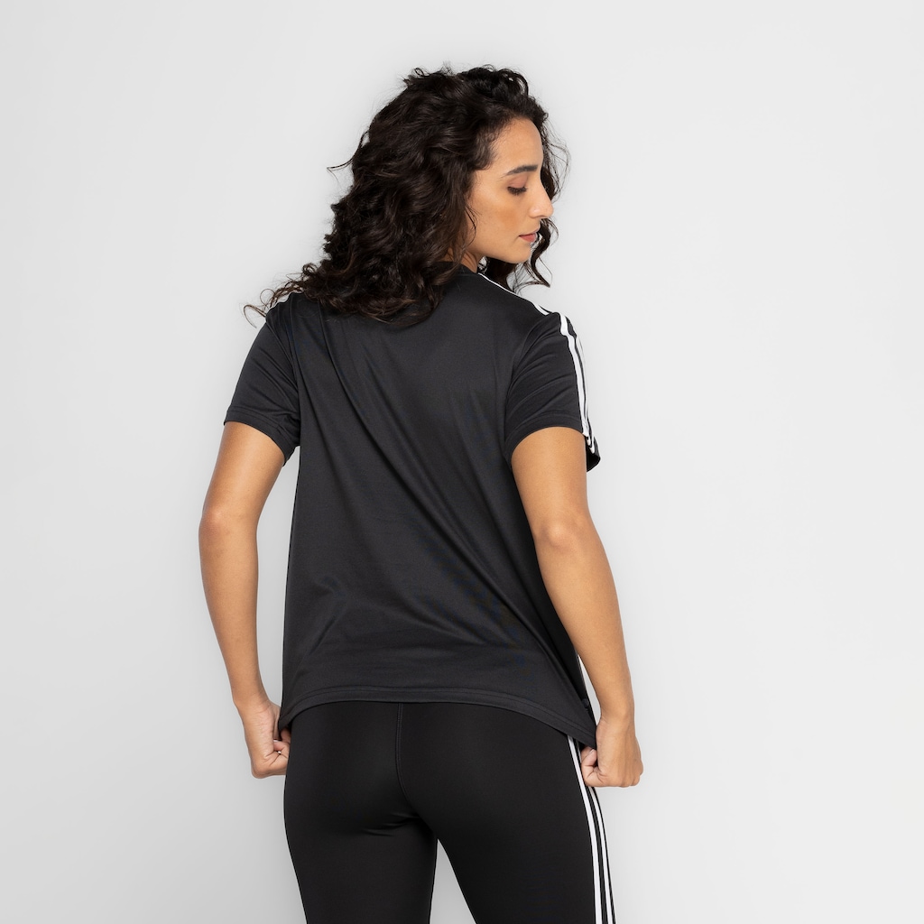 Imagem 2 do produto Camiseta Feminina adidas Manga Curta Essentials 3 Listras