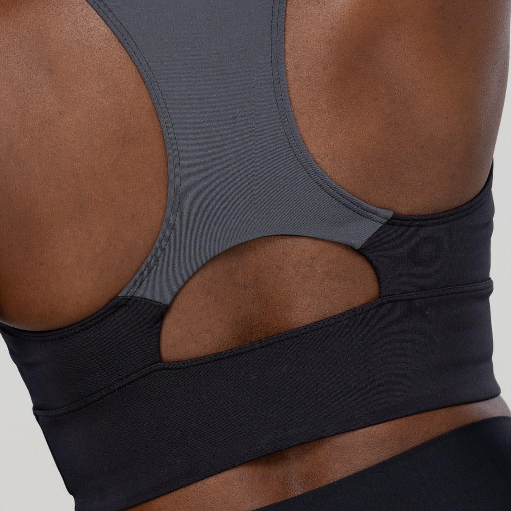 Imagem 4 do produto Top Fitness com Bojo Removível Mizuno Média Sustentação Compress Fit - Adulto