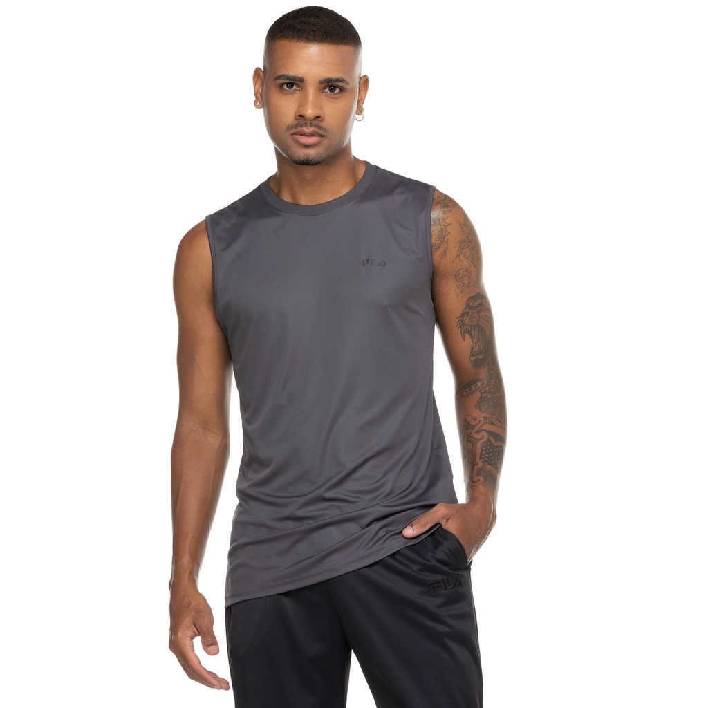 Camiseta Regata Masculina Fila Basic Sports - Foto 2
