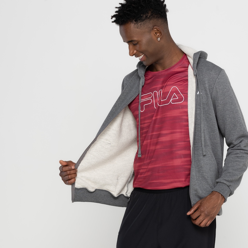 Imagem 4 do produto Jaqueta Masculina Fila com Capuz Classic Basic