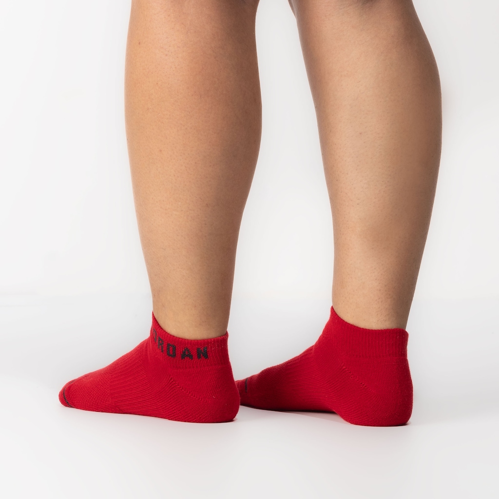 Imagem 3 do produto Kit de Meias Cano Invisível Nike Feminino Jordan Dri-Fit No Show com 3 Pares