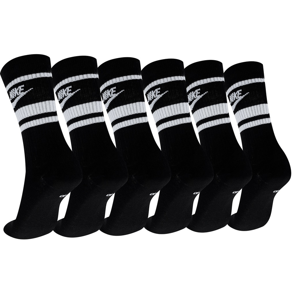 Imagem 5 do produto Kit de Meias Cano Alto Nike Essential Crew 3 Pares Adulto