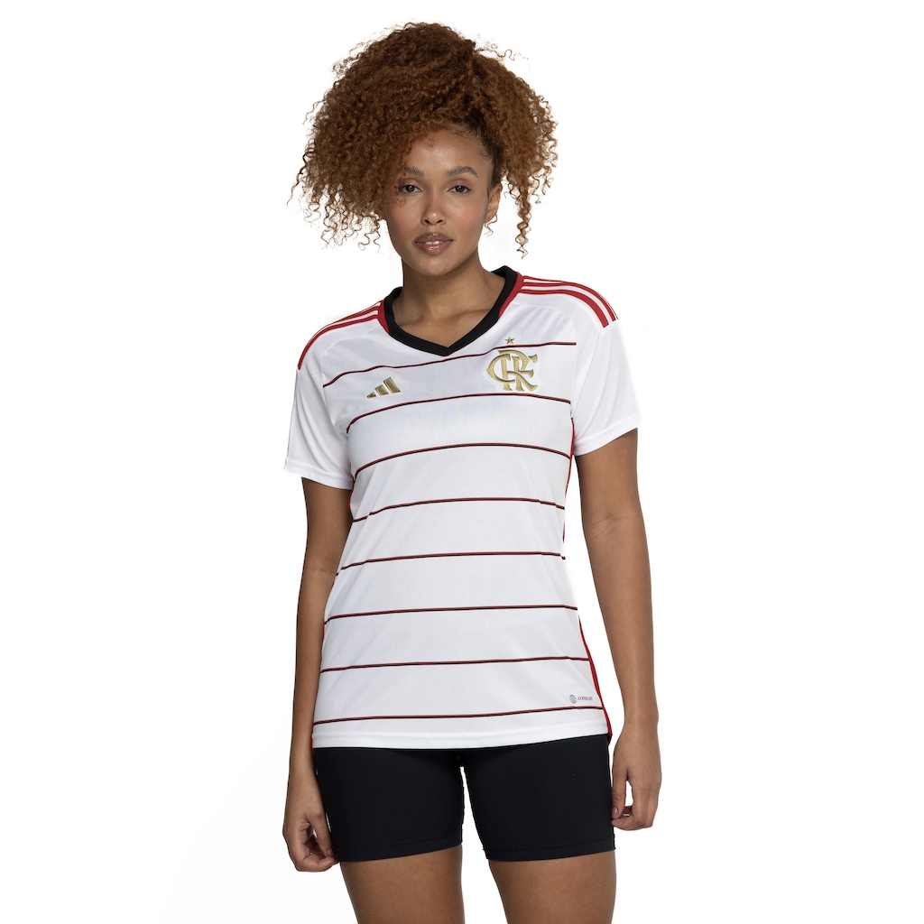 Camisa do Flamengo II 23 Feminina adidas - Foto 2