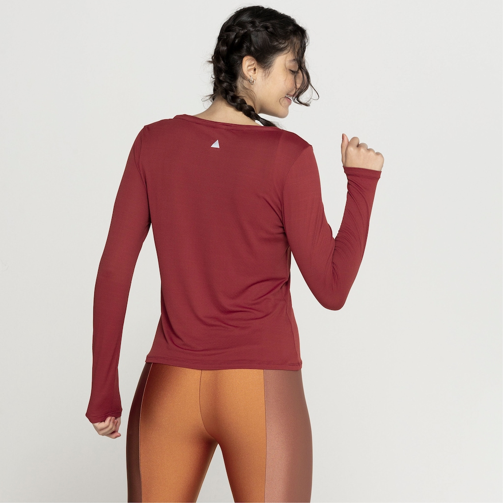 Imagem 2 do produto Camiseta Feminina Lauf Manga Longa Basic Color