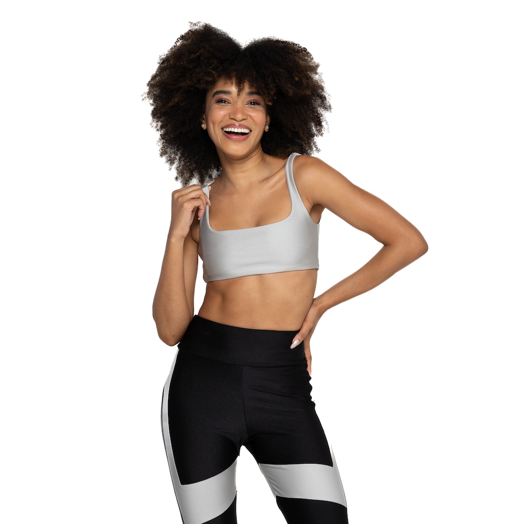 Top Fitness Sem Bojo Lauf Baixa Sustentação Line Galaxy - Adulto