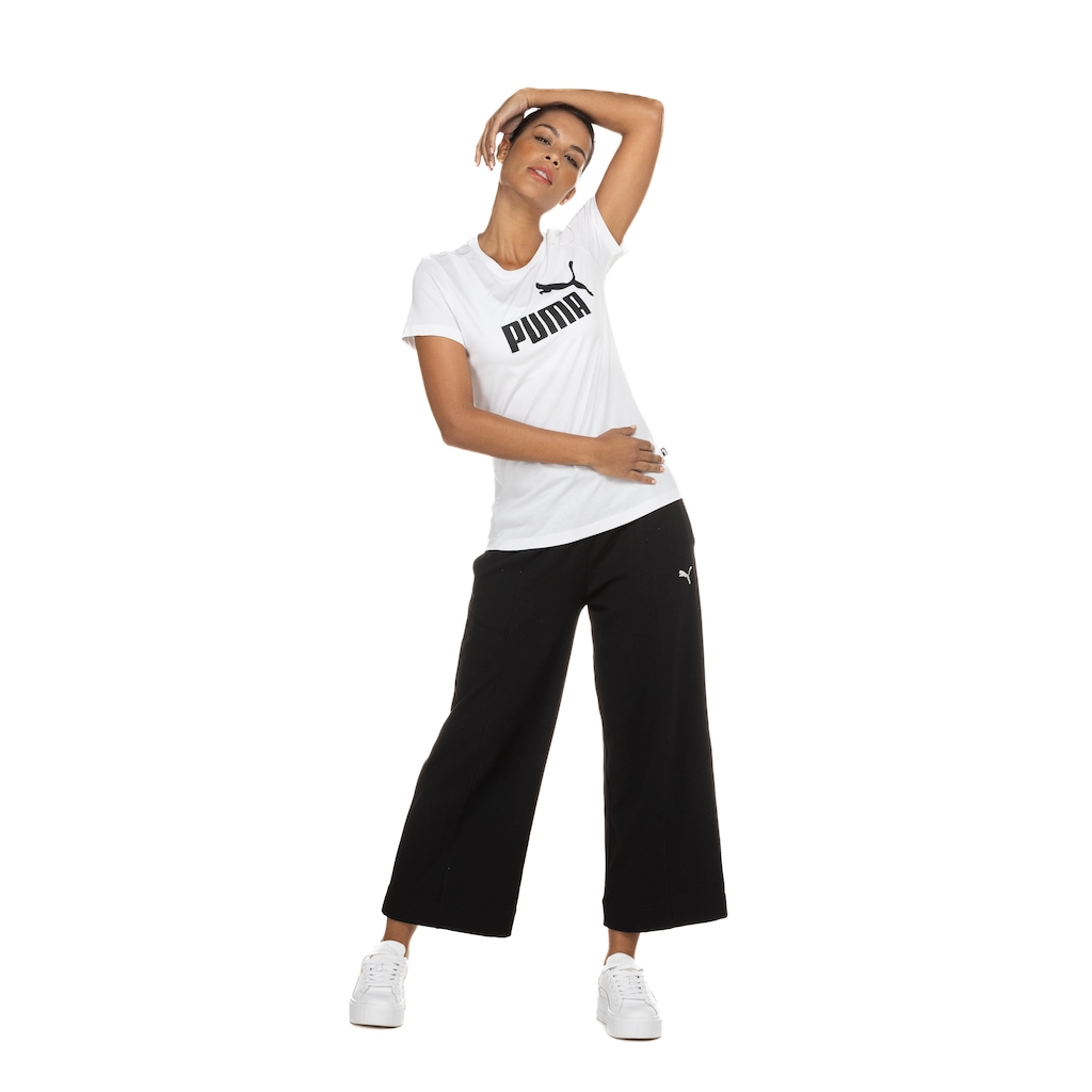Imagem 5 do produto Camiseta Puma Feminina Manga Curta Essentials Logo Tee